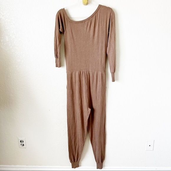 MAJORELLE Tan One-Shoulder Jumpsuit - Picture 10 of 14